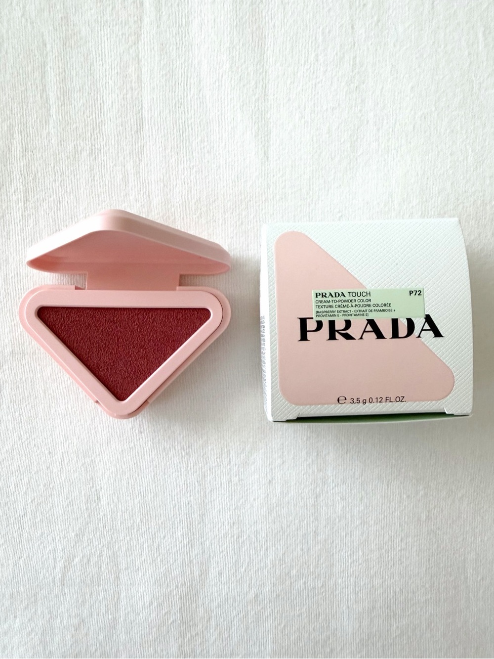 Prada Touch Cream To Powder Blush - P72 Dahlia - Nude pink